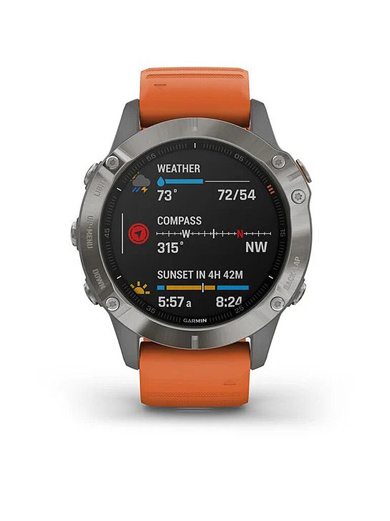 Garmin Gps Sportuhr Fenix Pro Sapphire Titan Grau